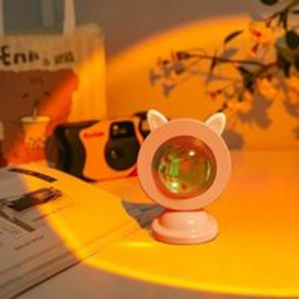 Solnedgangsprojektor LED Natlampe, USB Solnedgangslys
