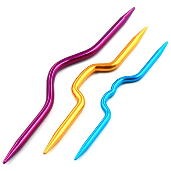 3st set Stickkabelnål Kroknål T DXGHC