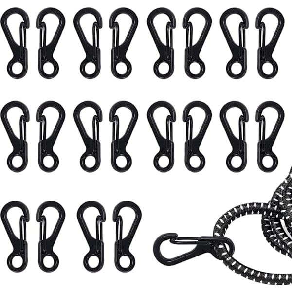 Tiny Clips Legering Spring Hook Nøglering Spænder EDC Lille Hængende Bu