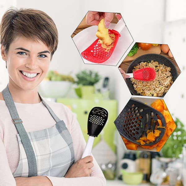 Köksskedda, asfaltsskedda, äggvisp, potatismos, stekskedda