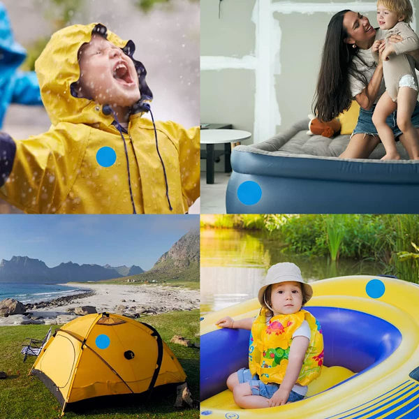 Simbassängslagningar, 20 stycken, Simbassängsreparationslapp, Lapp