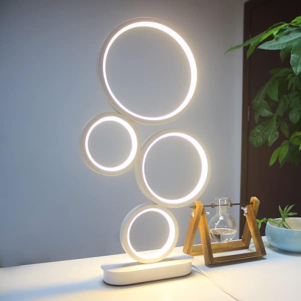 LED Bordlampe, Moderne Sengelamper, 18W Dæmpbar Skrivebordslampe