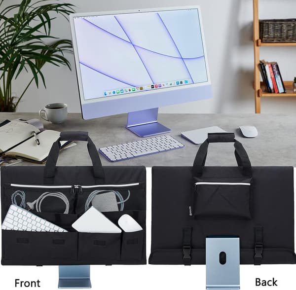Reiseveske for 24'' iMac stasjonær datamaskin, beskyttende S