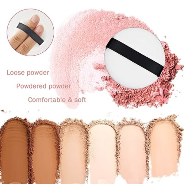 4st Powder Puff 2,16 tums Powder Makeup Puffar Pads Makeup med R