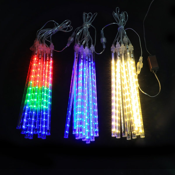 Utomhusdekoration 8 LED Meteor Lights Patch Belysning Projekt Bar