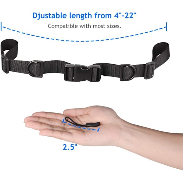Ryggsäcksbröstrem [2-pack] Robust Justerbar Ryggsäcksstöd