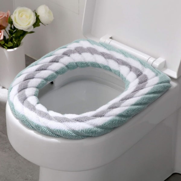 3-pack Toalettlock, Mjukt Varm Badrumsdyna, Tvättad (R