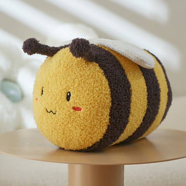 Supermyk Bie-Plushleke, Stoffdyr, 11,8 Tommer Bumble Bee Plus
