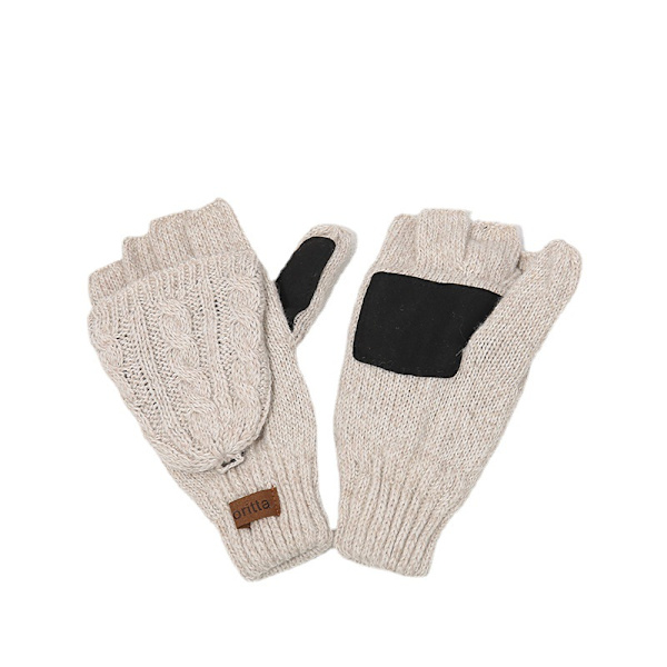 1 par af efterårs- og vinter- 50% uld voksne varme flanel flip g