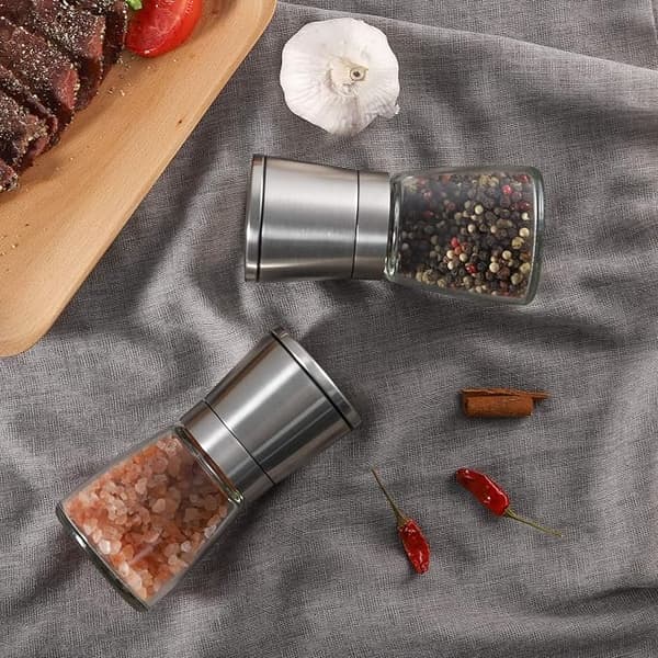 Vevouk Premium Keramisk Salt- og Pepperkvernsett med Justerbar DXGHC