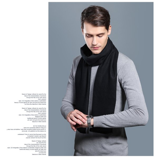 Mens Scarf Winter - Fashion Formal Soft Scarves for Men