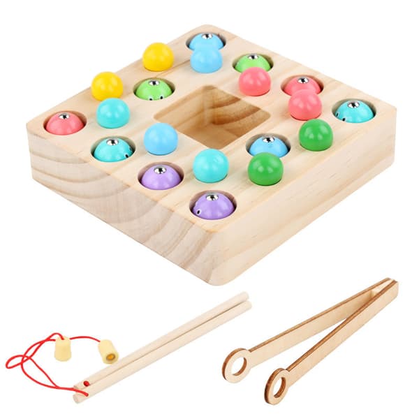 Träblock för stapling, Montessori-spel, balansblock, Fin DXGHC