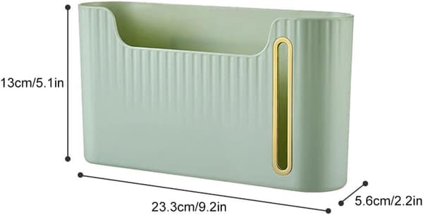 Platsbesparande Plastpåse Dispenser, Sopsäck Förvaringslåda, Vägg