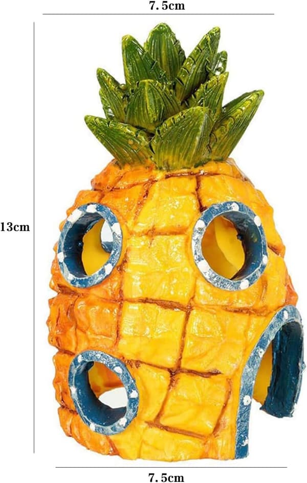 Ananas Hus, Harpiks Ananas Hule Akvarium Tema Dekorasjon R