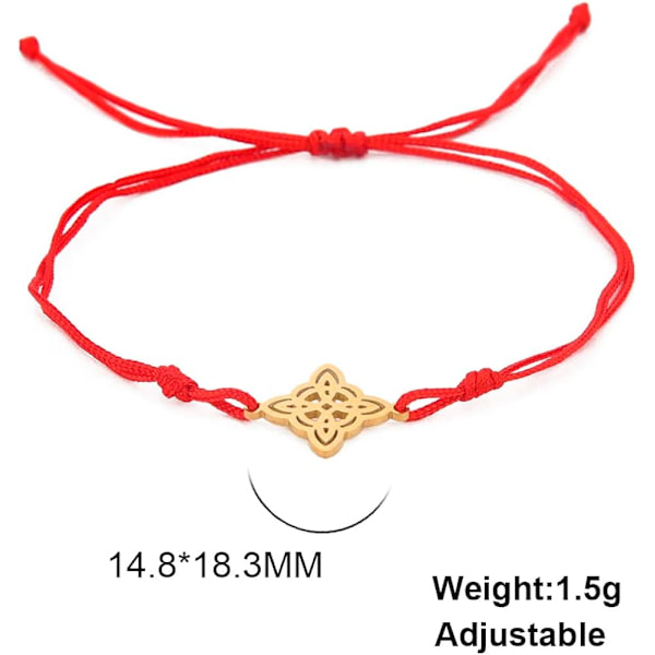 Hexe-Knut Armband Häxkonst Hänge Amulet Irländsk Keltisk Knut