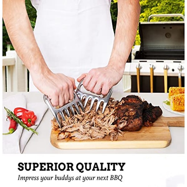 Köttklor Köttrivare för BBQ - Perfekt Rivet Kött, Dessa
