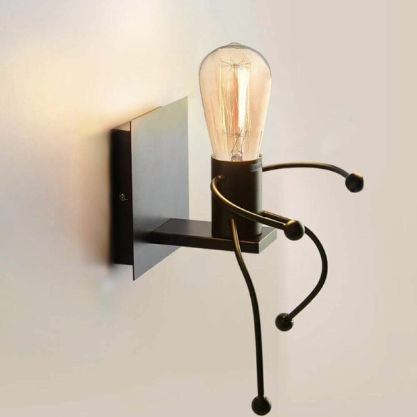 Vegglampe Industriell Lampe Kreativ Innendørs Lamper Retro Jern DXGHC