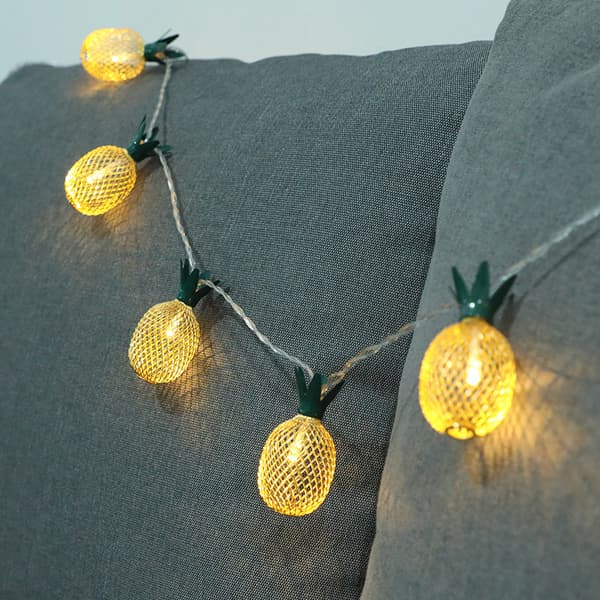 3 meter LED ananaslysstreng med 20 lys, smidd jern