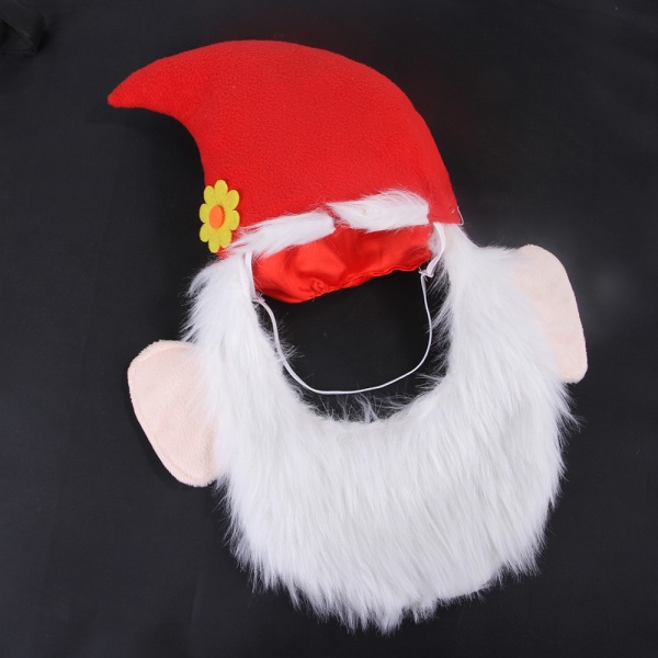 Christmas Pet Headgear Hat Dog Cat Santa Claus Big Ear Accesso