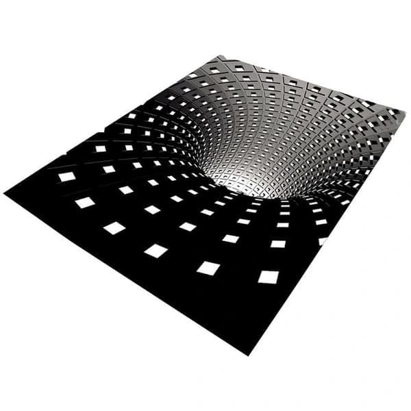 3D teppe abyss 160 cm - illusjonskunst