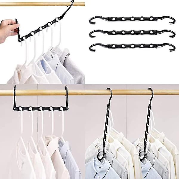 Dww-10 st Magic Hangers Garderobsorganisatörer och förvaring, Compa DXGHC