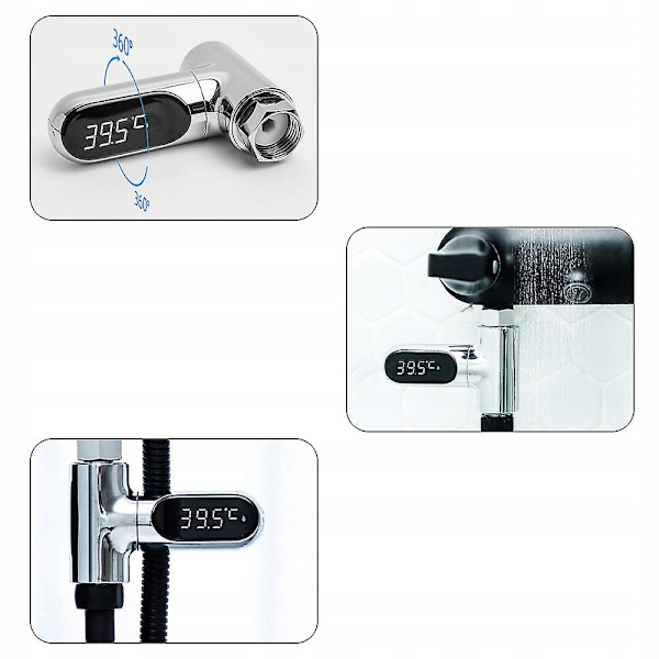 LED Vandtermometer Babybruser Præcis Visuel Temperatur