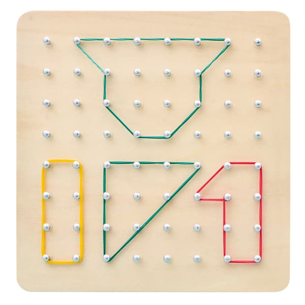 Træ Geobret Matematisk Manipulativt Materiale Array Blok Ge