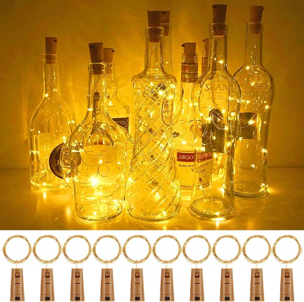 Flaskljus, LED-flaskljus, 2M Flaskljus, Flexibel Koppar