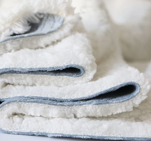 Tykt bendekke teppe vinter lammeull lur teppe
