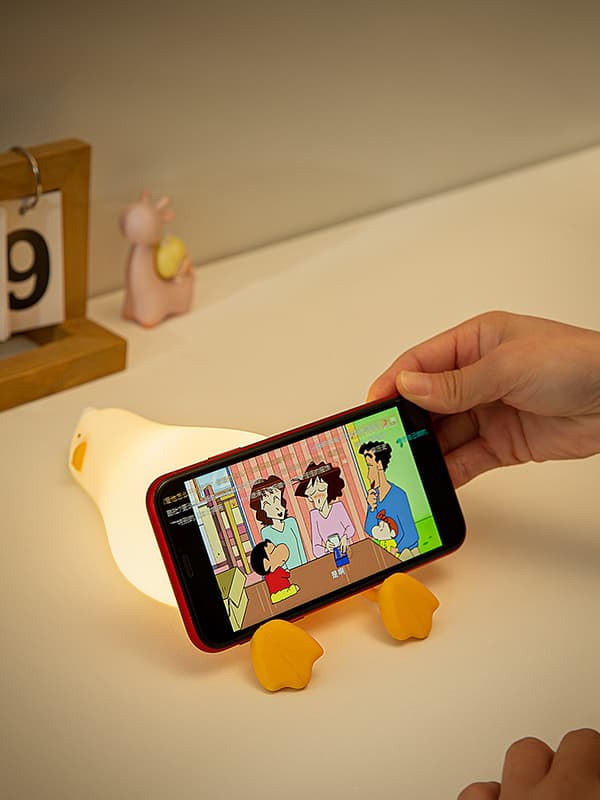 Ny Kreativ Liggende Flat And Silikon Lys Led Barnelampe