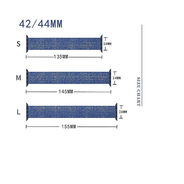 Passer til Iwatch rem, enkel nylon elastisk vævet, Apple