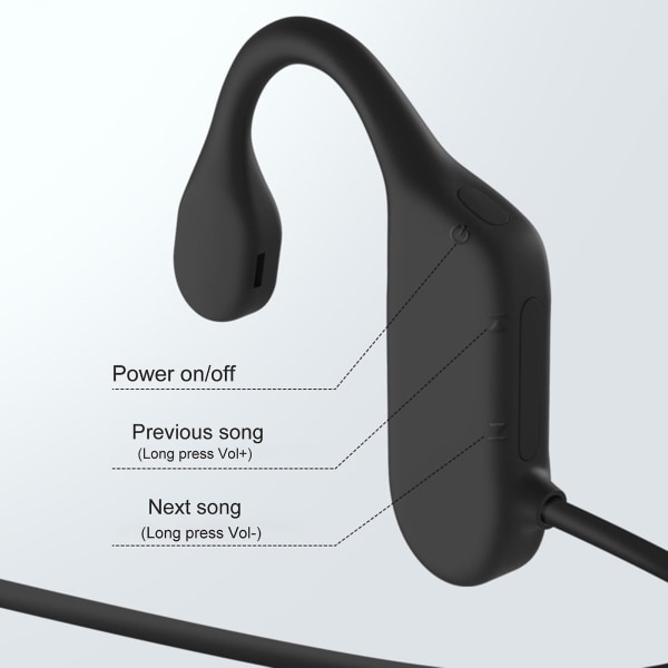 Bl09 Bluetooth-compatible Earphone Ipx5 Life Waterproof Long Stan