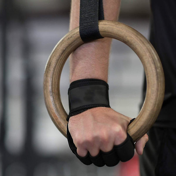 Silikon förtjockade ridhandskar i läder Fitness Väger DXGHC