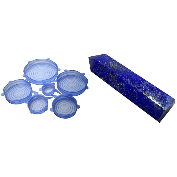 Lapis Lazuli Natural Crystal Column Stone Dekoration 5-6cm DXGHC