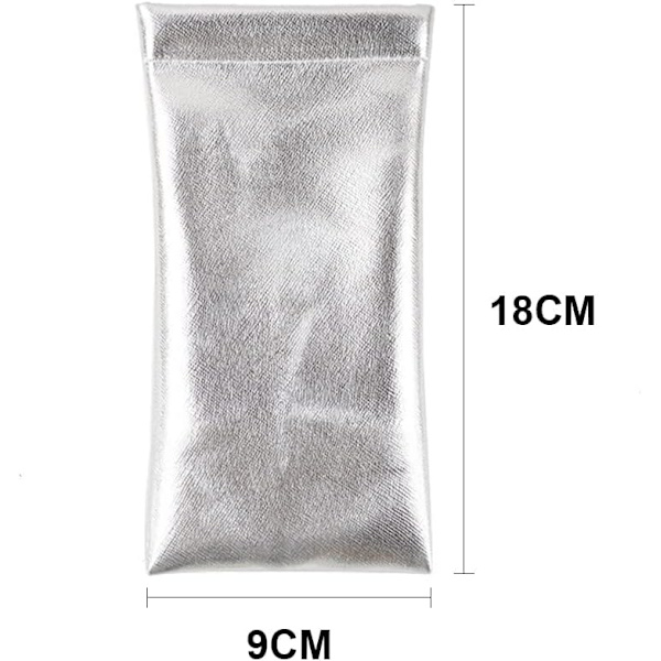 1 stk. Snap-on Bærbar Solbrilleglass, Brillelomme, Myk Gl
