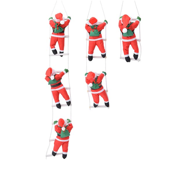3 Julemand Figur med Rebestige Julepynt til Jul