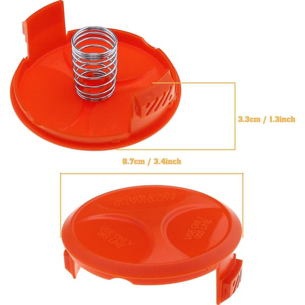 2 stk kompatible BLACK+DECKER RC-100-P deksler og fjær AF-100 W