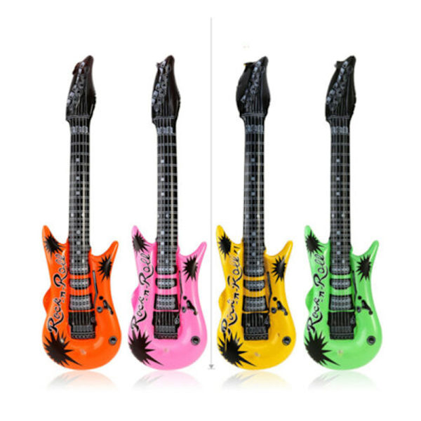 PVC oppblåsbar gitar 90cm trening tidlig utdanning foreldre-barn