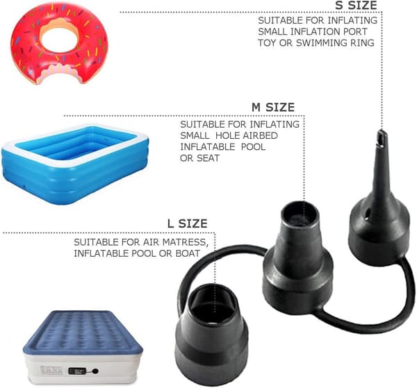 Hushålls liten elektrisk luftpump 110v-240v bärbar liten luft