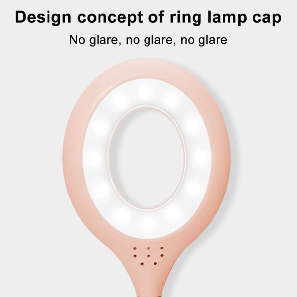 Skrivebordslamper til hjemmekontor, oppladbare LED-skrivebordslamper med USB-C