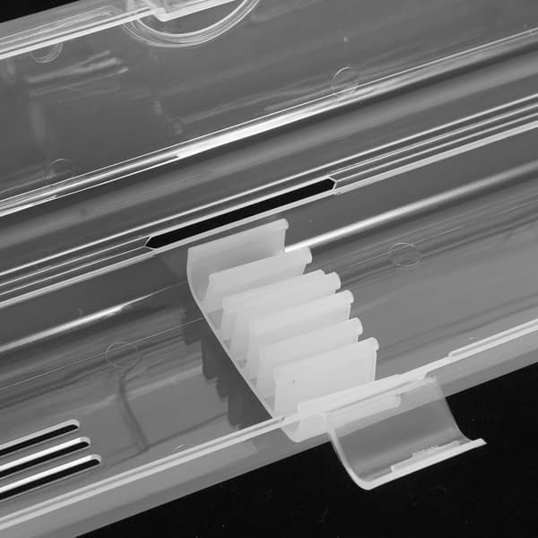 4-pack Glasstrån Reseförpackning Transparent Pappersstrå Förvaring DXGHC