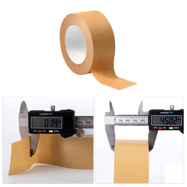 Papirklæbende Pakketape til Lukning af Kasser 1 stk