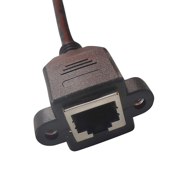 Ny RJ45 drejelig 8-polet terminal sømløs RJ45 med ører mesh kabel