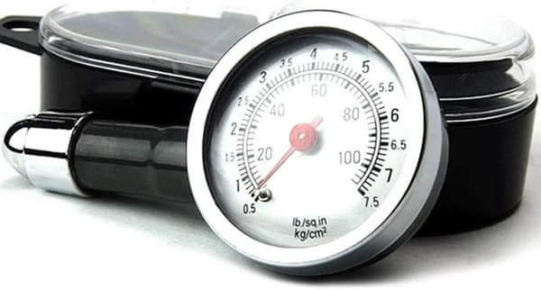 Metallisk Däcktrycksmätare Hög Noggrannhet 100 PSI / 7.5 B