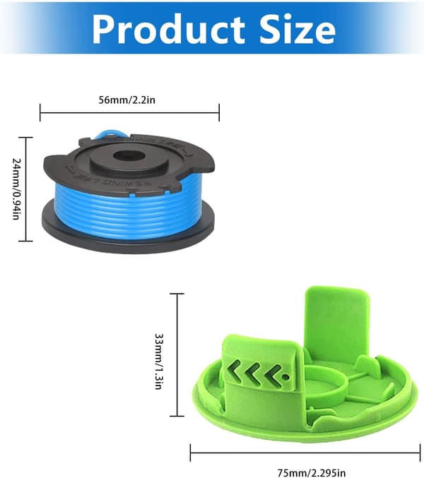 Passer til Greenworks 24V Brush Cutter Line Spool, STBA40B210, S