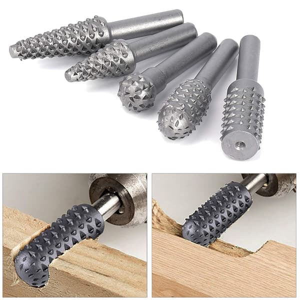 Roterande Frässet Power Tools Trä Slipning Solid Stål Rasp Carbid