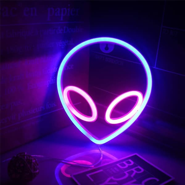 Alien Neonlys, børnegave, fødselsdagsfest, jul, spil