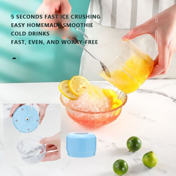 Electric Ice Crusher Stainless Steel Ice Shaving Machine Snow Con