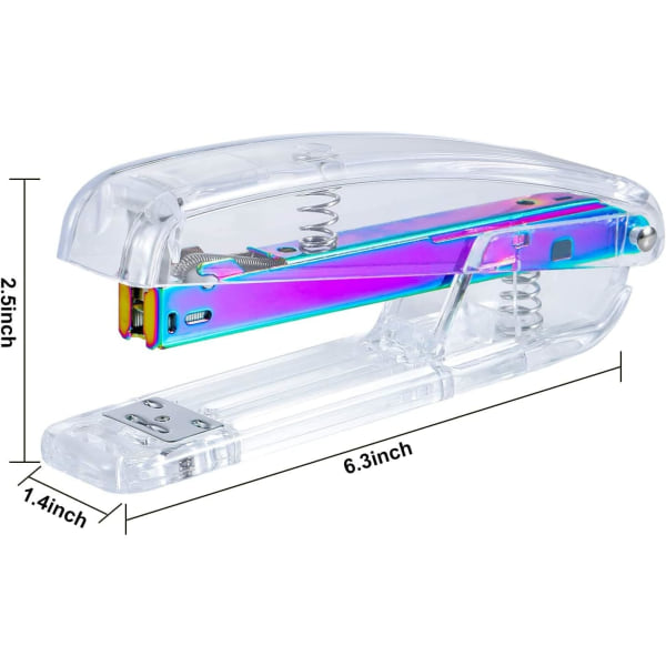 Akrylhäftapparat, transparent form, häftapparat för kontor och hem,