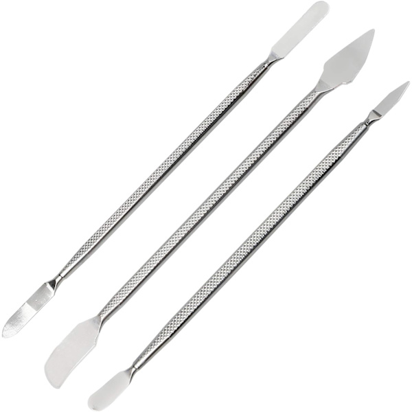 Metallspudger-set, 3 delar Dubbeländad Metallspudger Öppningsverktyg